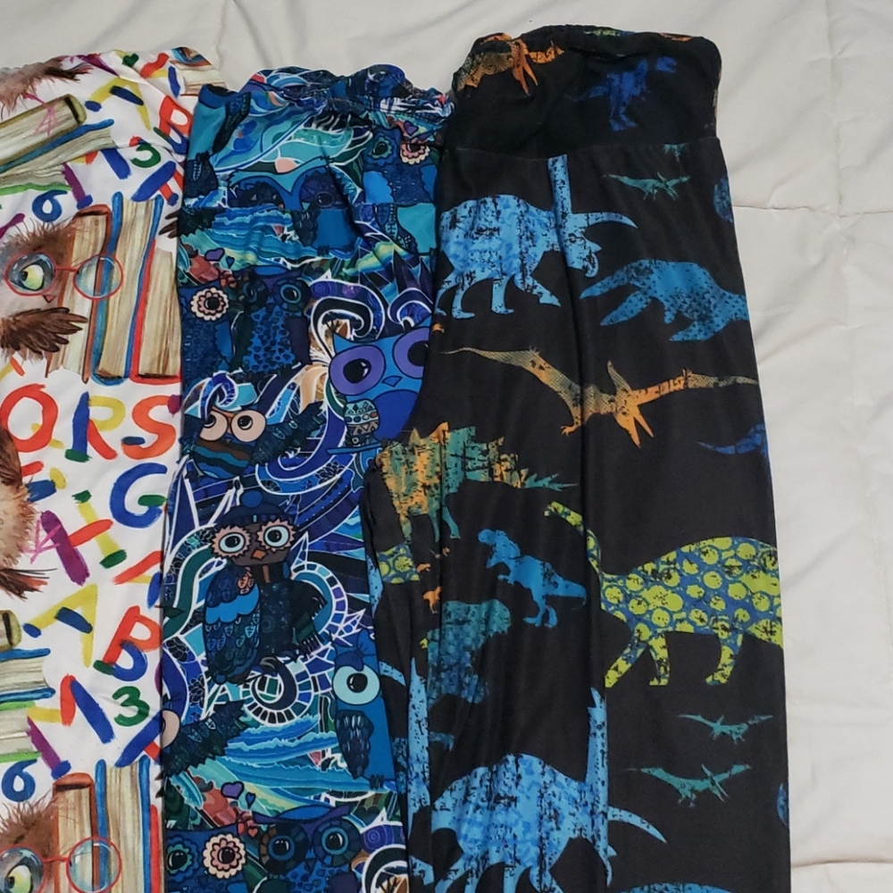 Fabulegs lot of 3 leggings plus bonus pair!